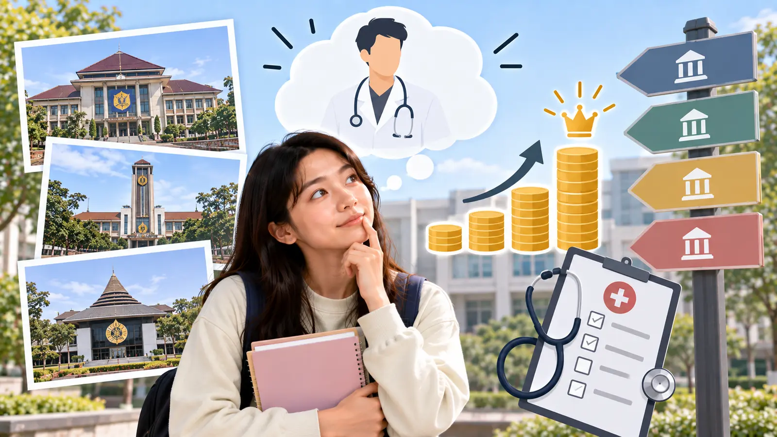 Perbandingan Uang Masuk Kedokteran PTN Jalur Mandiri, Mana yang Termahal?