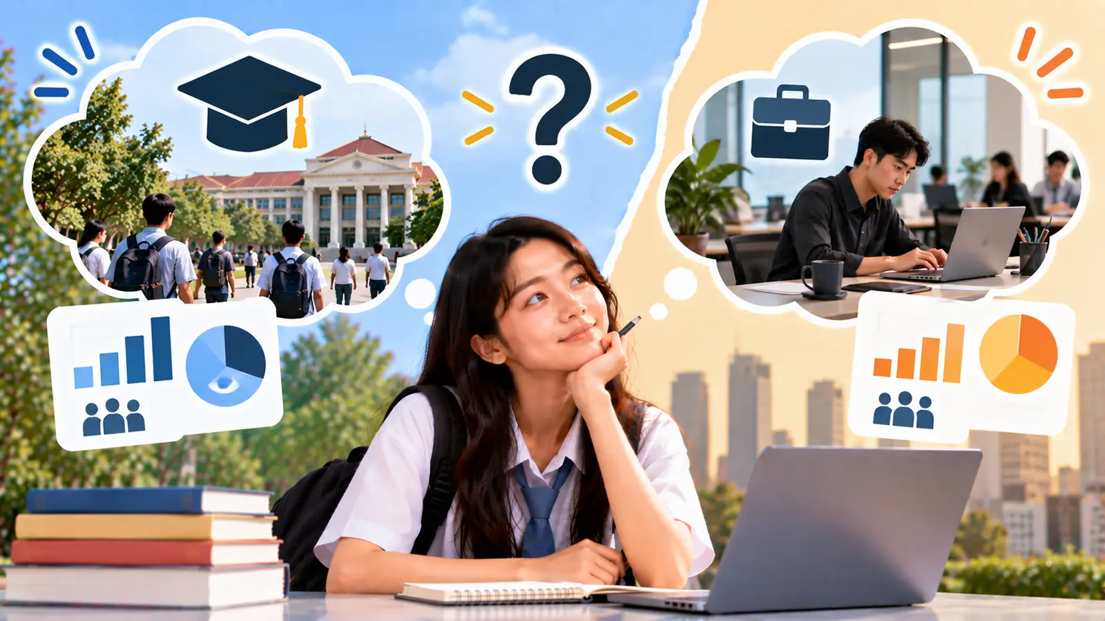 Kuliah atau Langsung Kerja Setelah SMA? Data Bisa Menunjukkan Pilihan Anak Muda Indonesia