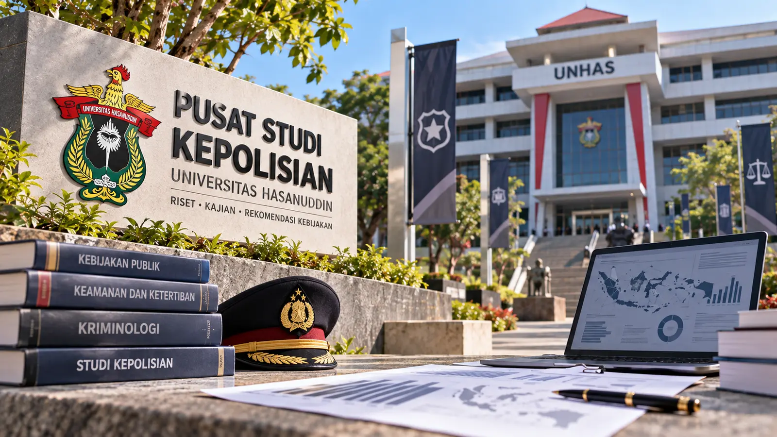 Unhas Kini Punya Pusat Studi Kepolisian, Hasil Riset Bisa Jadi Rujukan Kebijakan!