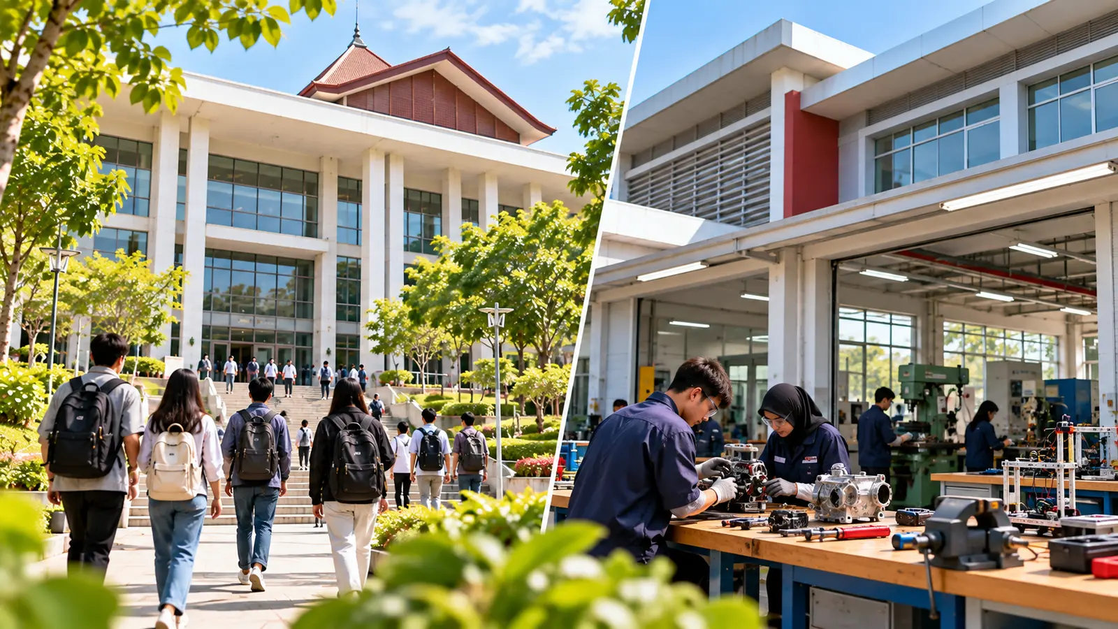 Kenapa Ada PTN yang Punya Sekolah Vokasi, tapi Ada yang Tidak?