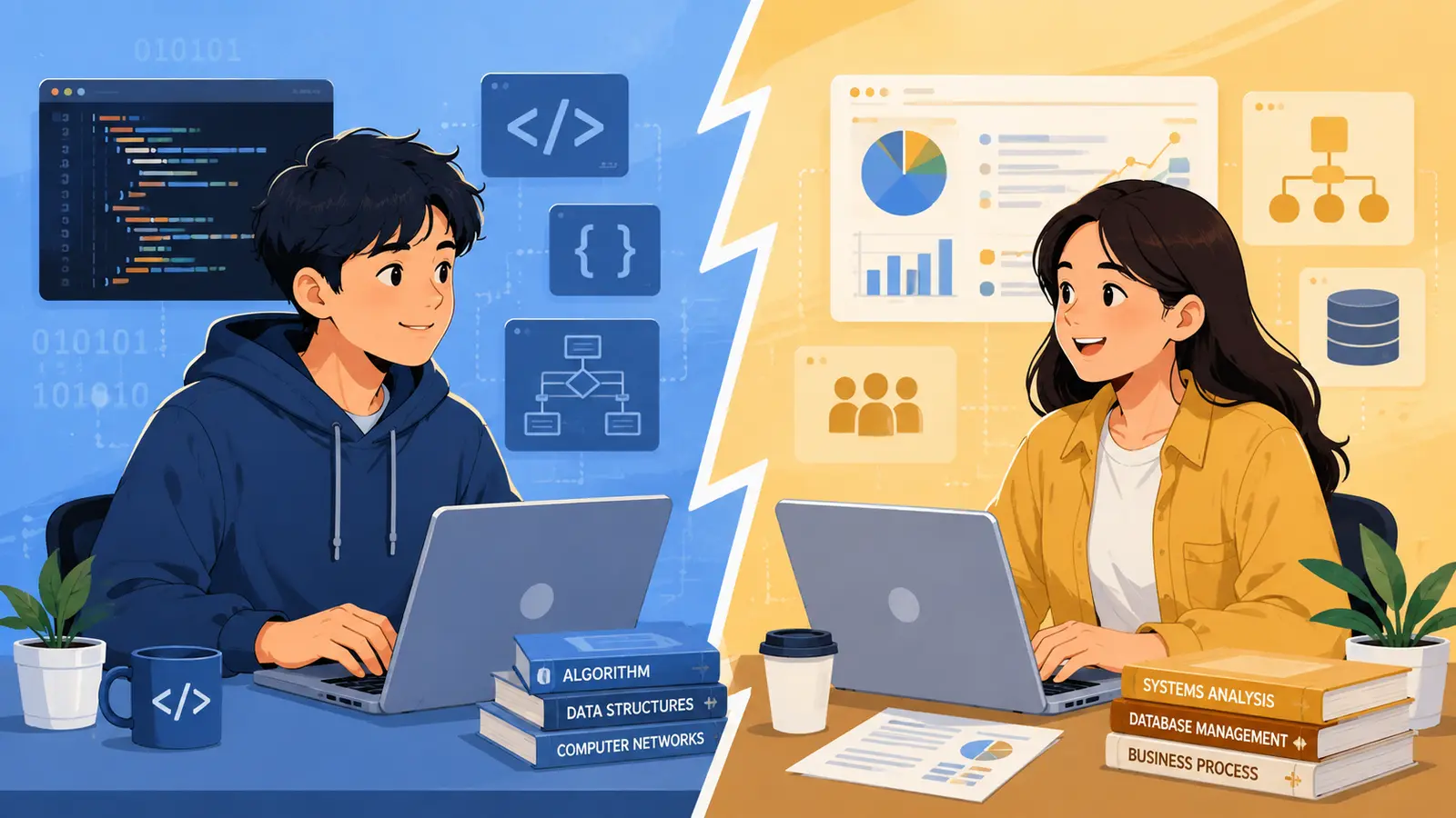 Teknik Informatika vs Sistem Informasi: Bedanya Apa?